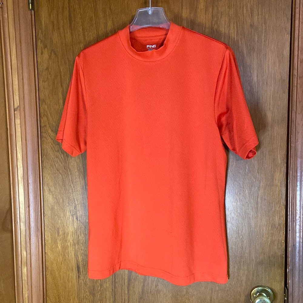Ping S/S Mock Neckline Performance Golf Shirt